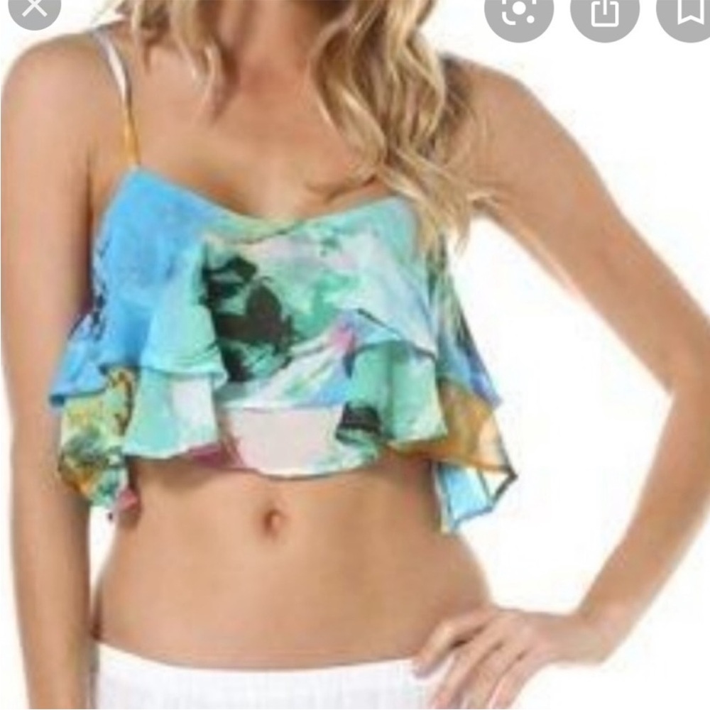 Show Me Your MuMu Painted Lady Lil Miss Crop Top